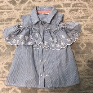 Nicole Miller embroiled blouse